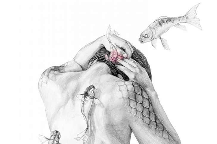 Elisa Ancori, buceando con las sirenas