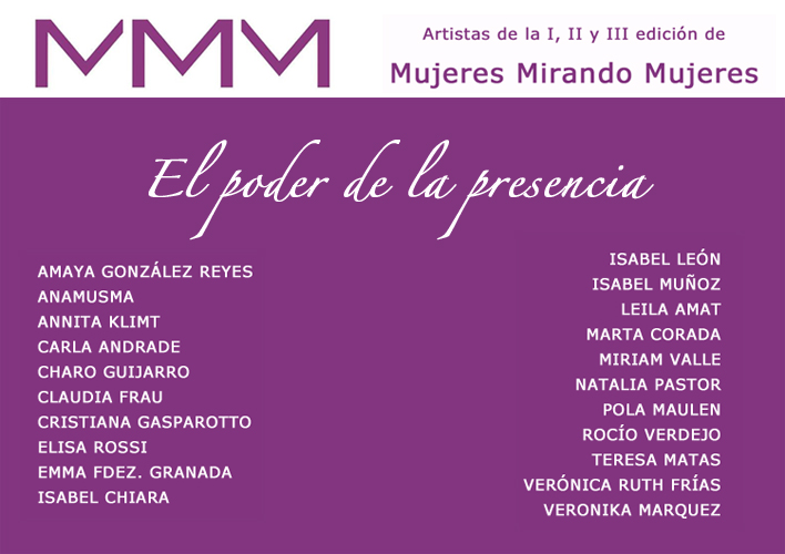 Artistas participantes en El poder de la presencia