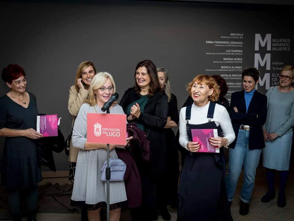 inauguración exposicion el poder de la presencia, Mujeres Mirando Mujeres