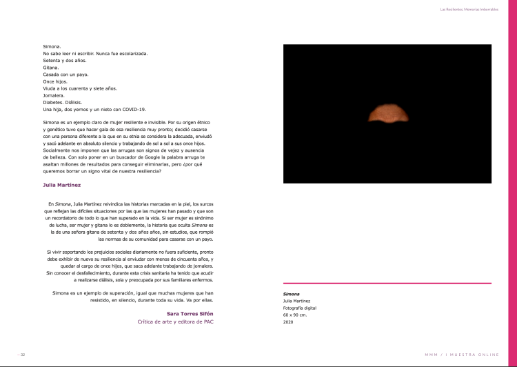 Catálogo las resilientes | exposición online | mujeres mirando Mujeres