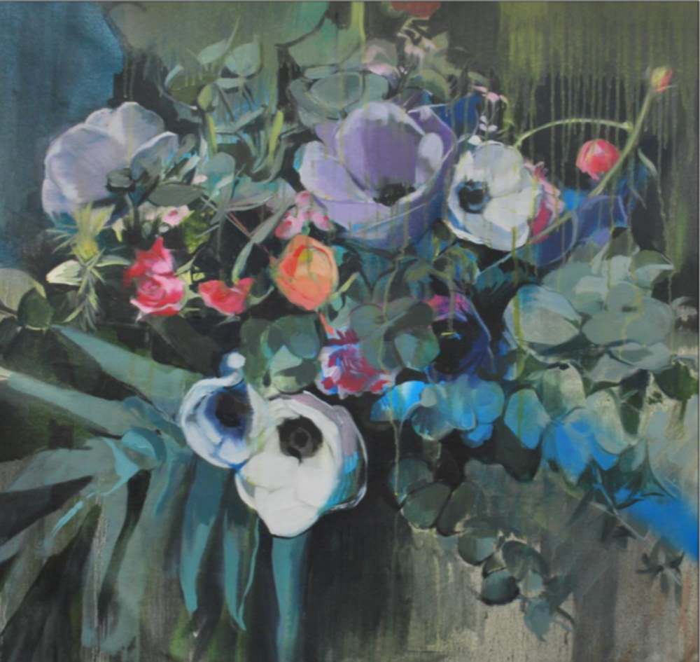 Julio. Mixta/lienzo. 64 x 66 cm LAURA NIETO | LUISA PITA | MUJERES MIRANDO MUJERES LAURA NIETO | LUISA PITA | MUJERES MIRANDO MUJERES