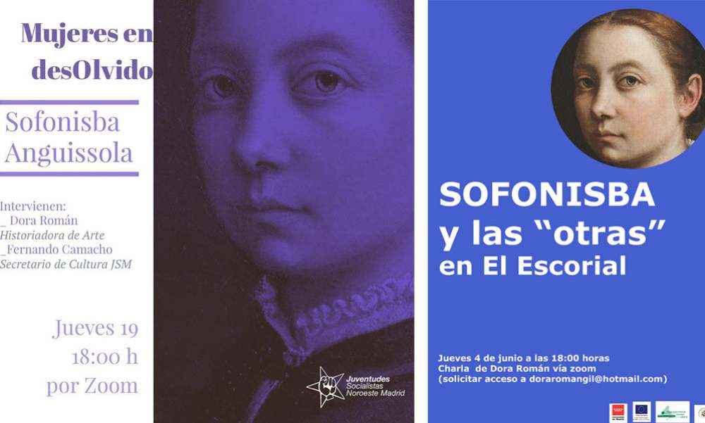 Conferencias Sofonisba Cartel acción postal | Dora Roman | Sofonisba | Mujeres Mirando Mujeres