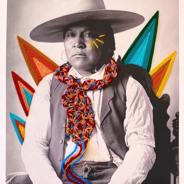 Yaqui woman portrait, Victoria Villasana