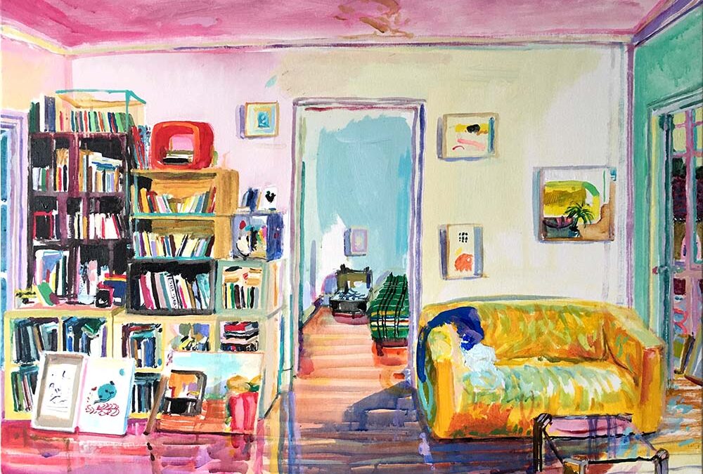 María Mejide. La pulsión presente. Entre tú y yo hay una habitación pintada.